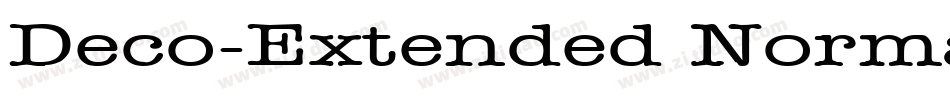 Deco-Extended Normal字体转换